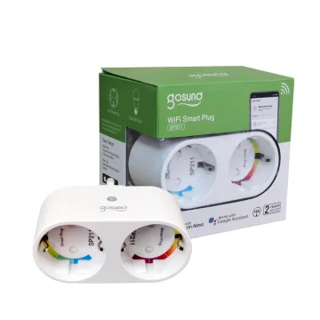Smart Home - Priza smart dubla Gosund..., sercomelectric.ro