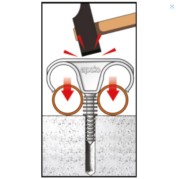 Elemente pentru strangere... - Clema dubla fixare cu diblu..., sercomelectric.ro