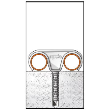 Elemente pentru strangere... - Clema dubla fixare cu diblu..., sercomelectric.ro