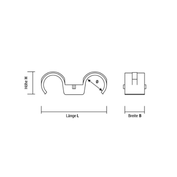 Tub rigid PVC si Fitinguri - Colier dublu din plastic..., sercomelectric.ro
