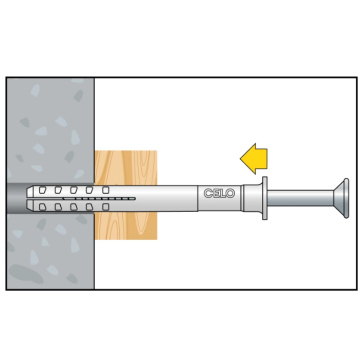 Elemente pentru strangere... - Diblu rapid cu șurub 6x40..., sercomelectric.ro