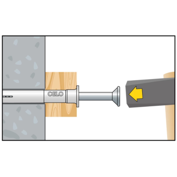 Elemente pentru strangere... - Diblu rapid cu șurub 6x40..., sercomelectric.ro