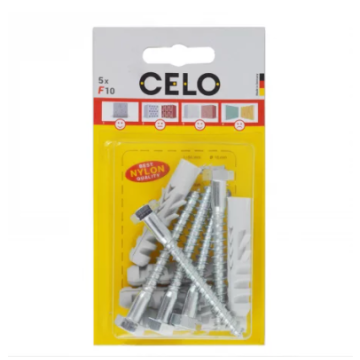 Elemente pentru strangere... - Diblu M10 nylon + surub cap..., sercomelectric.ro