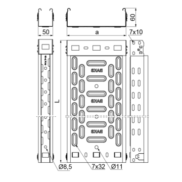 Jgheab metalic si accesorii - Jgheab pentru cabluri..., sercomelectric.ro