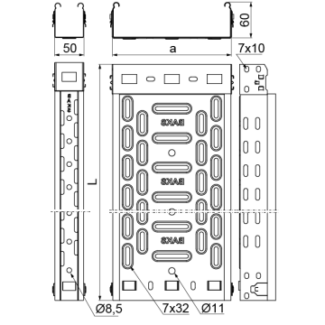 Jgheab metalic si accesorii - Jgheab pentru cabluri..., sercomelectric.ro