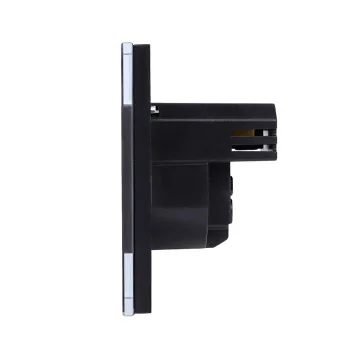 Prize cu rame din sticla - Priza Simpla + USB-A +..., sercomelectric.ro