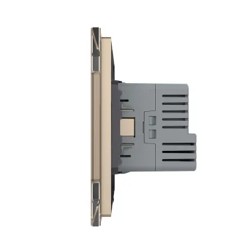 Prize cu rame din sticla - Priza Schuko + USB-C..., sercomelectric.ro