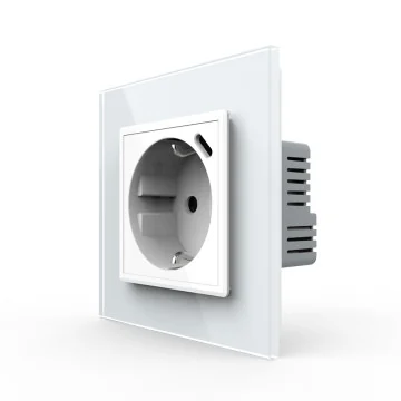     Prize cu rame din sticla
 - Priza Schuko + USB-C..., sercomelectric.ro