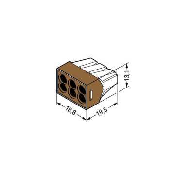 Cleme Wago - Conector rapid doza 6P..., sercomelectric.ro