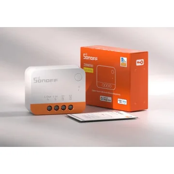     
 - Releu inteligent ZBMINIL2, Wi-Fi, Zigbee 3.0, compatibil Google Home/Amazon Alexa, 6A, 100-240V, Sonoff, sercomelectric.ro