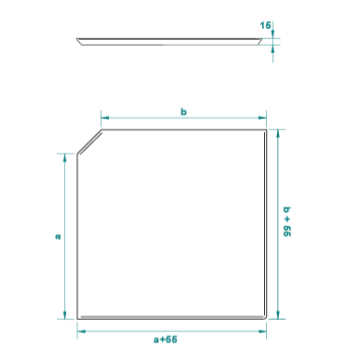 Jgheab metalic si accesorii - Capac pentru cot orizontal..., sercomelectric.ro