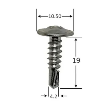 Elemente pentru strangere... - Surub autoforant cap plat,..., sercomelectric.ro