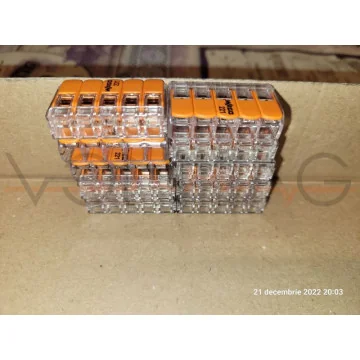 Cleme Wago - Clema WAGO SLIM pentru..., sercomelectric.ro