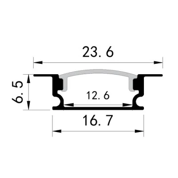 Banda LED si transformatoare - Profil aluminiu incastrat..., sercomelectric.ro