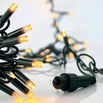 Iluminat festiv craciun - Sir luminos alb cald cu..., sercomelectric.ro