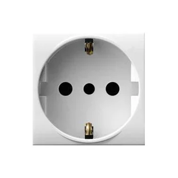 Ave - System 44 - Priza schuko 16A, 2M, alb,..., sercomelectric.ro