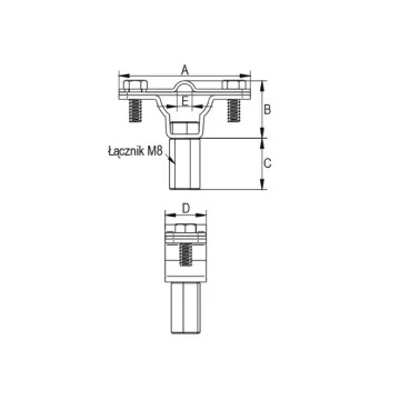 Accesorii si suporți pentru... - Suport din inox V2A pentru..., sercomelectric.ro