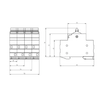Comutatoare cu came - Comutator cu 3 pozitii, 4P,..., sercomelectric.ro