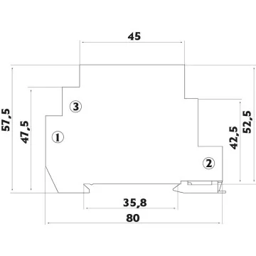 Accesorii  tablouri - ETI Sonerie pe sina ZE 230V, sercomelectric.ro