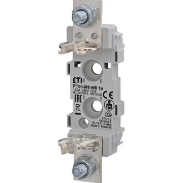     Sigurante fuzibile si...
 - Soclu suport siguranta MPR NH00 M8-M8 max 160A, ETI, sercomelectric.ro