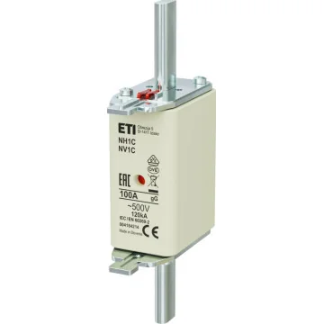     Sigurante fuzibile si...
 - Siguranta fuzibila MPR fara izolatie ETI, Gr. NH1 500V gL-gG 100A, sercomelectric.ro