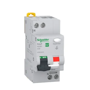     
 - Easy9 Siguranta automata cu prot. diferentiala RCBO XP 1P+N, 6000A, curba C, 32A, 30mA, tip AC Schneider Electric, sercomelectric.ro