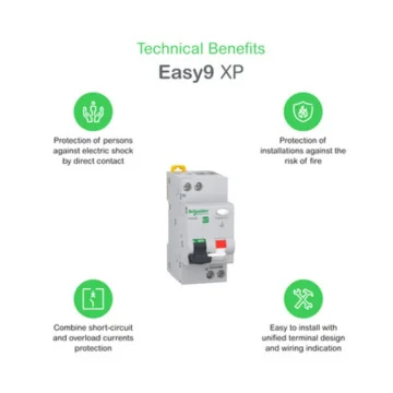 Sigurante diferentiale RCBO - Easy9 Siguranta automata cu..., sercomelectric.ro
