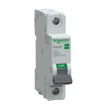     
 - Easy9 Siguranta automata MCB PRO 1P 6000A curba C 25A Schneider Electric, sercomelectric.ro