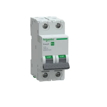     
 - Easy9 Siguranta automata MCB PRO 2P 6000A curba C 20A Schneider Electric, sercomelectric.ro