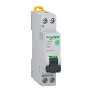     
 - Easy9 Siguranta automata MCB XP 1P+N 6000A curba C 32A Schneider Electric, sercomelectric.ro