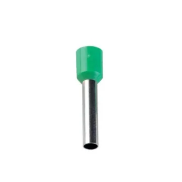     Pini terminali
 - Pini terminali izolati (tuburi de capat), cupru stanat, 16 mm², tub 12 mm, verde, 50 buc/set, TEKSA, sercomelectric.ro