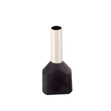     Pini terminali
 - Pini terminali dubli izolati (tuburi de capat twin), cupru stanat, 2x6 mm², tub 14 mm, negru, 50 buc/set, TEKSA, sercomelectric.ro