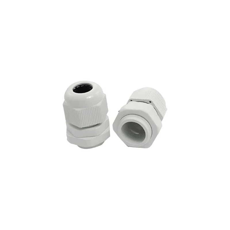 Presetupa din poliamida PA66, PG11, IP68, pentru cablu Ø5-10 mm, alb, TEKSA