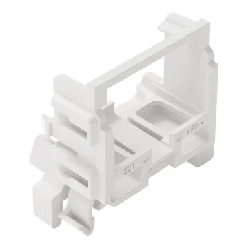    Cleme Wago
 - Suport pentru cleme seria 221 - 4 mm², 10 poli, sina DIN, 35 mm, alb WAGO, sercomelectric.ro