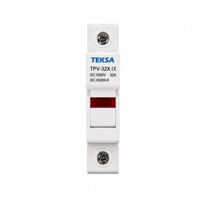 Separator cu LED pentru sigurante fuzibile in curent continuu DC, 10x38, 1P, 32A, 1000V, TEKSA | Sercom Electric