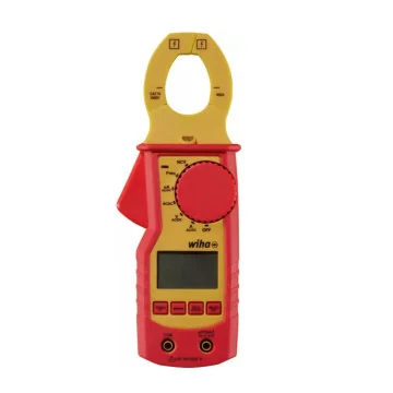     Instrumente de măsurare
 - Cleste ampermetric digital Wiha CAT IV 1000 V, True RMS, masurare AC/DC, tensiune, rezistenta si continuitate, sercomelectric.ro