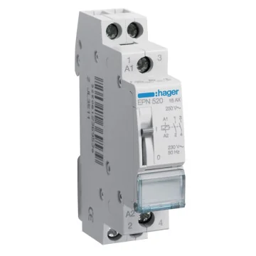     Contactoare si relee
 - Teleruptor (releu de impuls) , 16A, 2ND, 230V, Hager, sercomelectric.ro