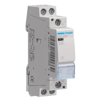     Contactoare si relee
 - Contactor modular, 25A, 2ND, 230V, Hager, sercomelectric.ro
