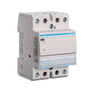     Contactoare si relee
 - Contactor modular silentios, 63A, 2ND, 230V, Hager, sercomelectric.ro
