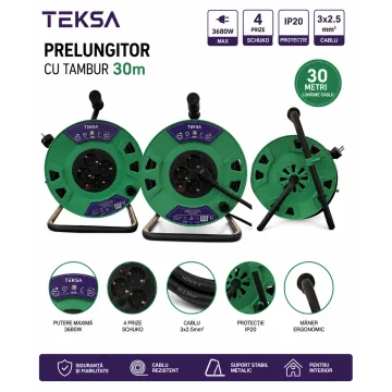 Prelungitoare si... - Derulator electric cu 4..., sercomelectric.ro