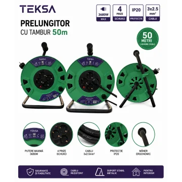 Prelungitoare si... - Derulator electric cu 4..., sercomelectric.ro
