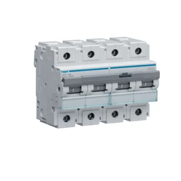     
 - Siguranta automata, 4P, 125A, curba C, 10kA, Hager, sercomelectric.ro