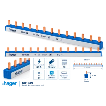 Bus-bar - Bareta de conexiune cu..., sercomelectric.ro