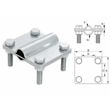 Accesorii si suporți pentru... - Clema galvanizata St/tZn in..., sercomelectric.ro