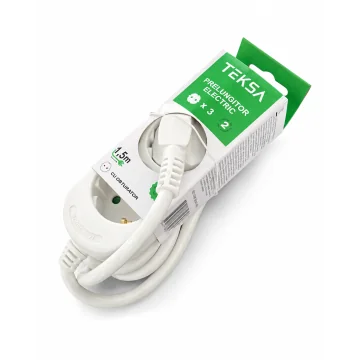 Prelungitoare si... - Prelungitor 3P - 1.5 metri,..., sercomelectric.ro
