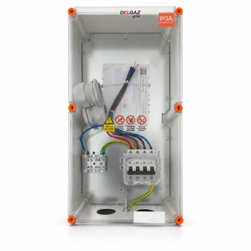     Materiale bransamente...
 - Bloc de protectie si masura trifazat, policarbonat,  16A, 4P, Delgrad Grid, sercomelectric.ro