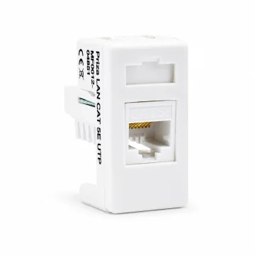    Comtec Stil
 - Priza UTP RJ45 CAT6E alba, 1M, 10A, Stil, sercomelectric.ro