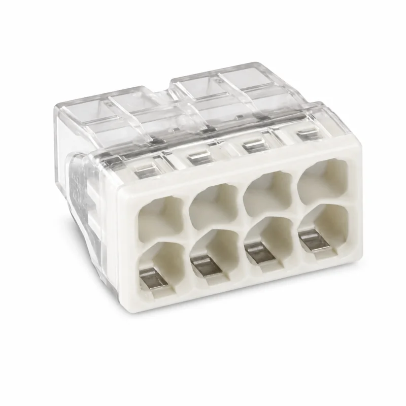 Conector rapid doza 8P pentru conductor rigid 2.5 mm2, WAGO
