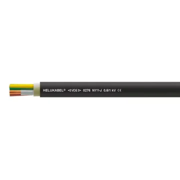     Cabluri electrice
 - NYY-J 5x6 re mm² negru, HELUKABEL, sercomelectric.ro