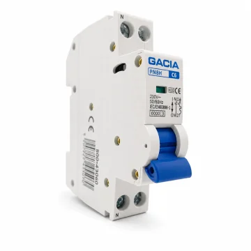     Sigurante automate 1P+N
 - Intrerupator automat MCB SN6N, 6kA, 1P+N, C6, GACIA, sercomelectric.ro